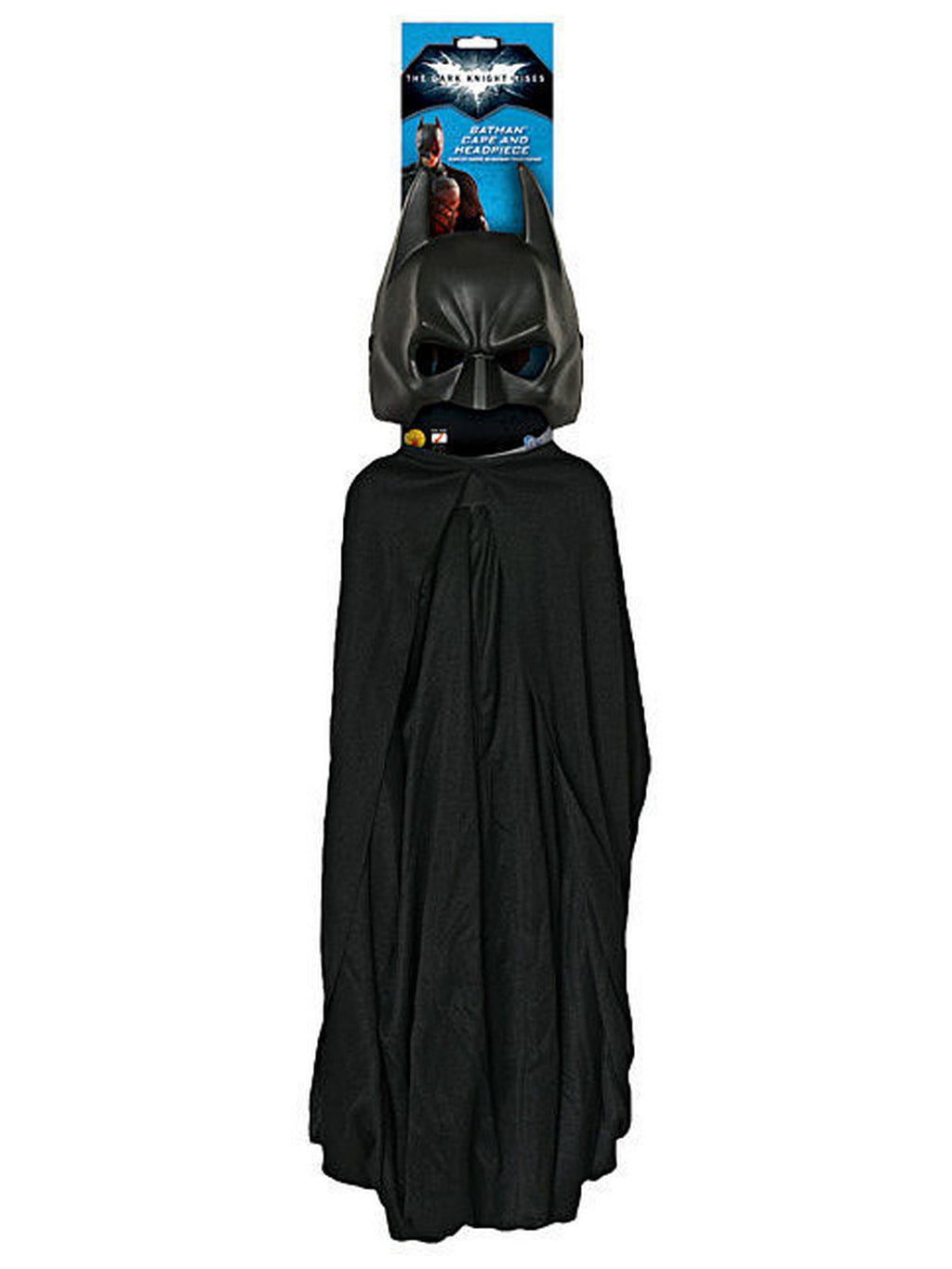 The Dark Knight Rises Batman Mask and Cape Set for Adults by Rubies, Men's One Size