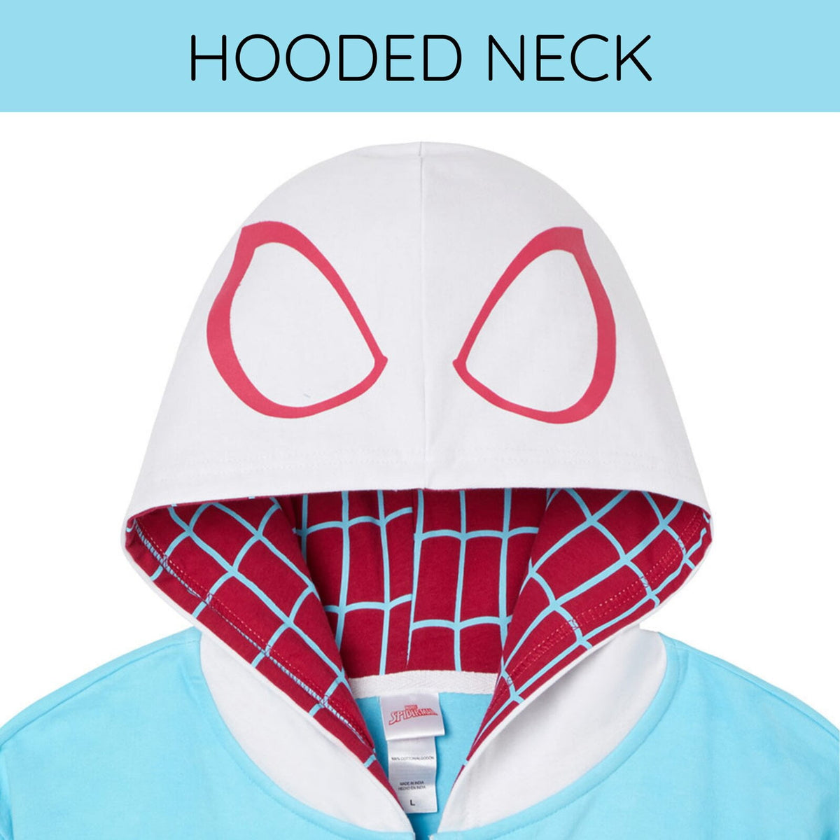 Marvel Spider-Man Little Boys' Cosplay Fleece Zip-Up Hoodie Miles Morales Black