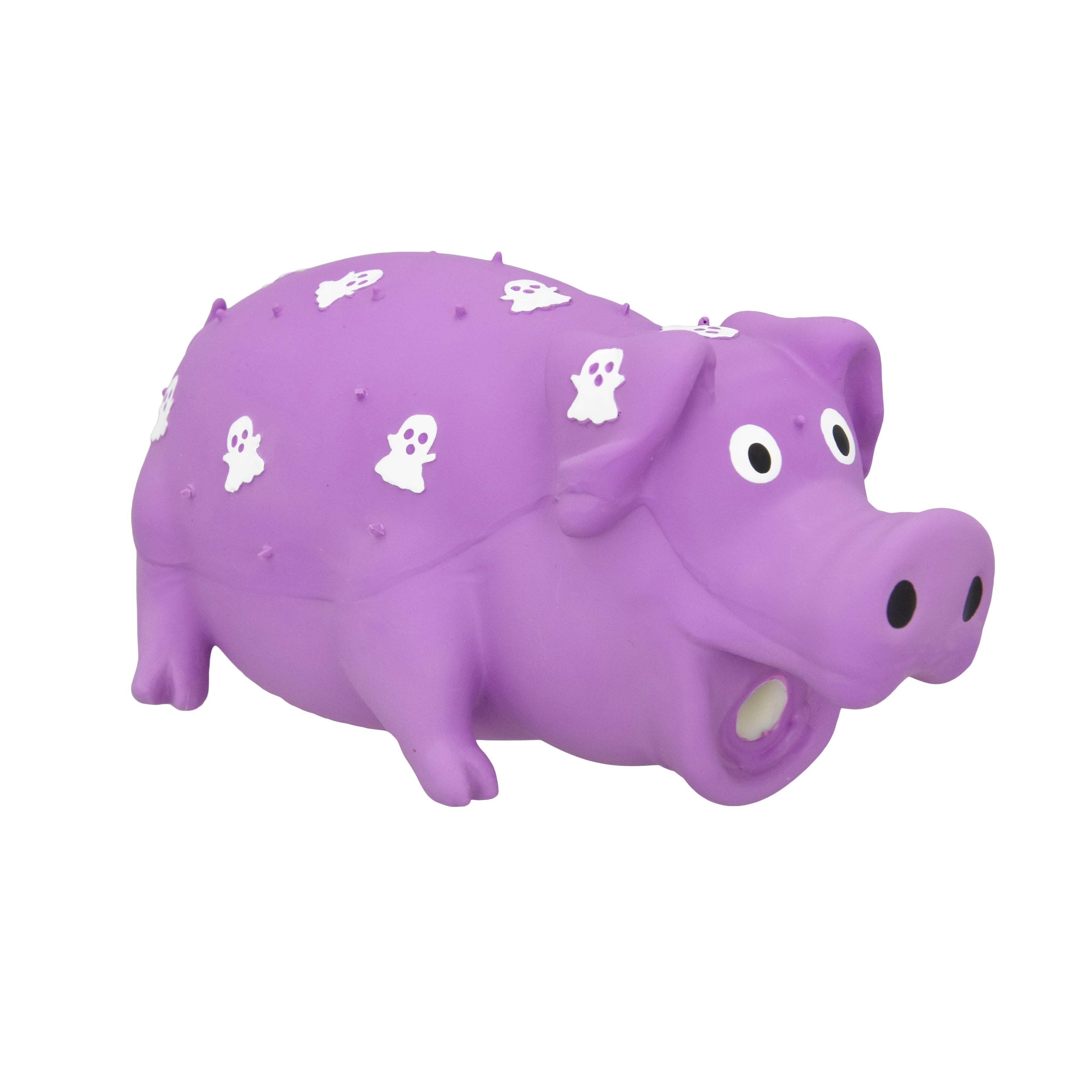 Vibrant Life Halloween Pigglesworth with Skulls Dog Toy