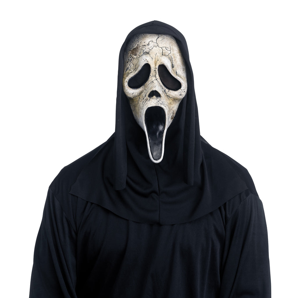 Aged Ghost Face Halloween Costume for Adults, Mens One Size Fit, by Fun World