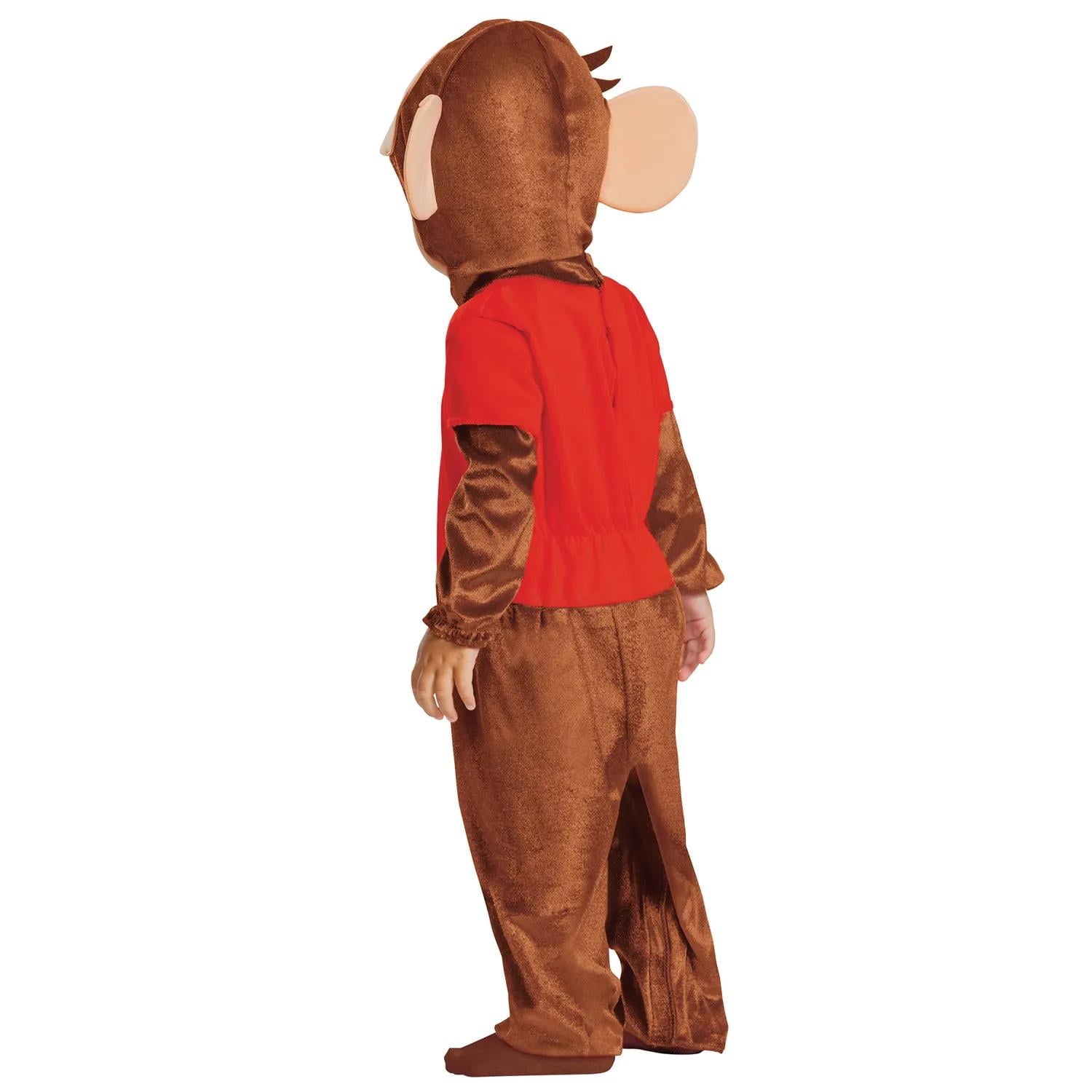 Disguise Toddler Boys' Curious George Jumpsuit Costume - 2T