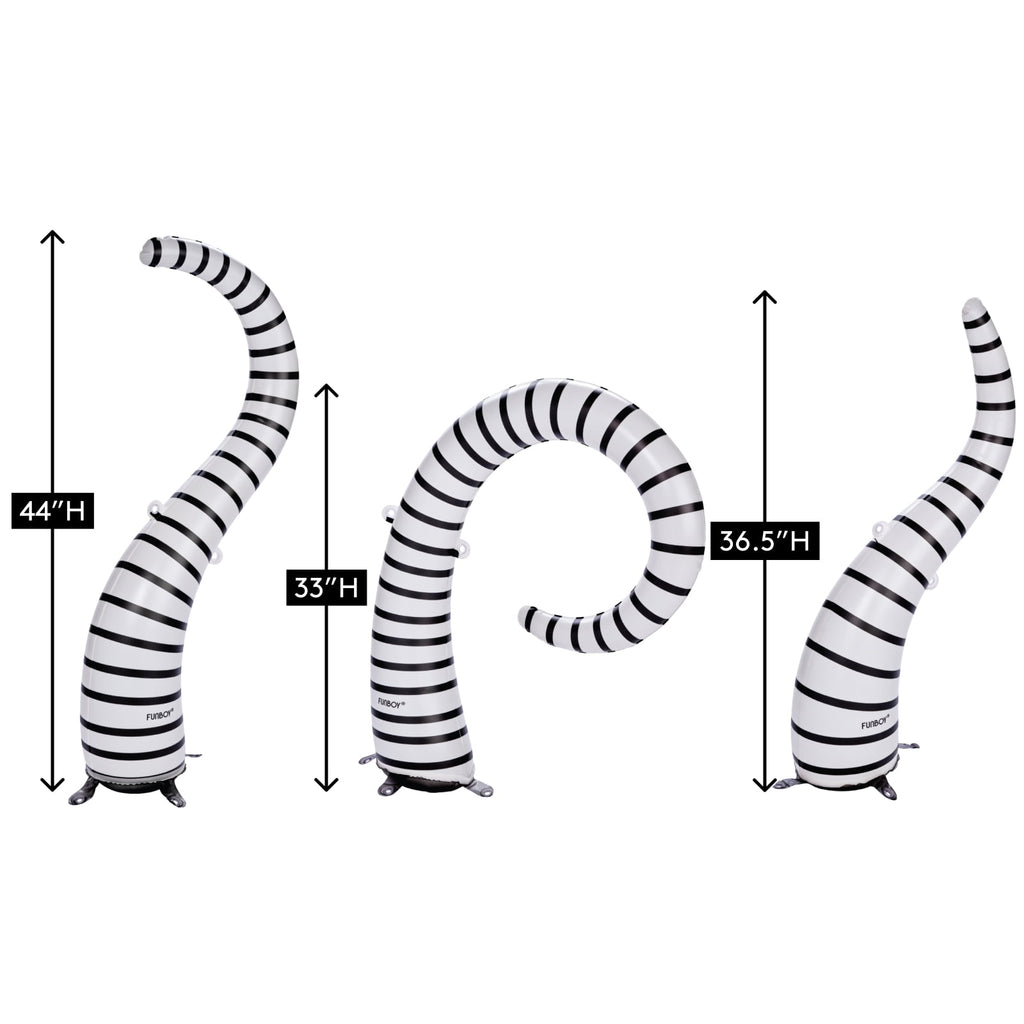 FUNBOY Inflatable Halloween Lawn Snakes 3-Pack, Outdoor Decor with Bonus Ghost