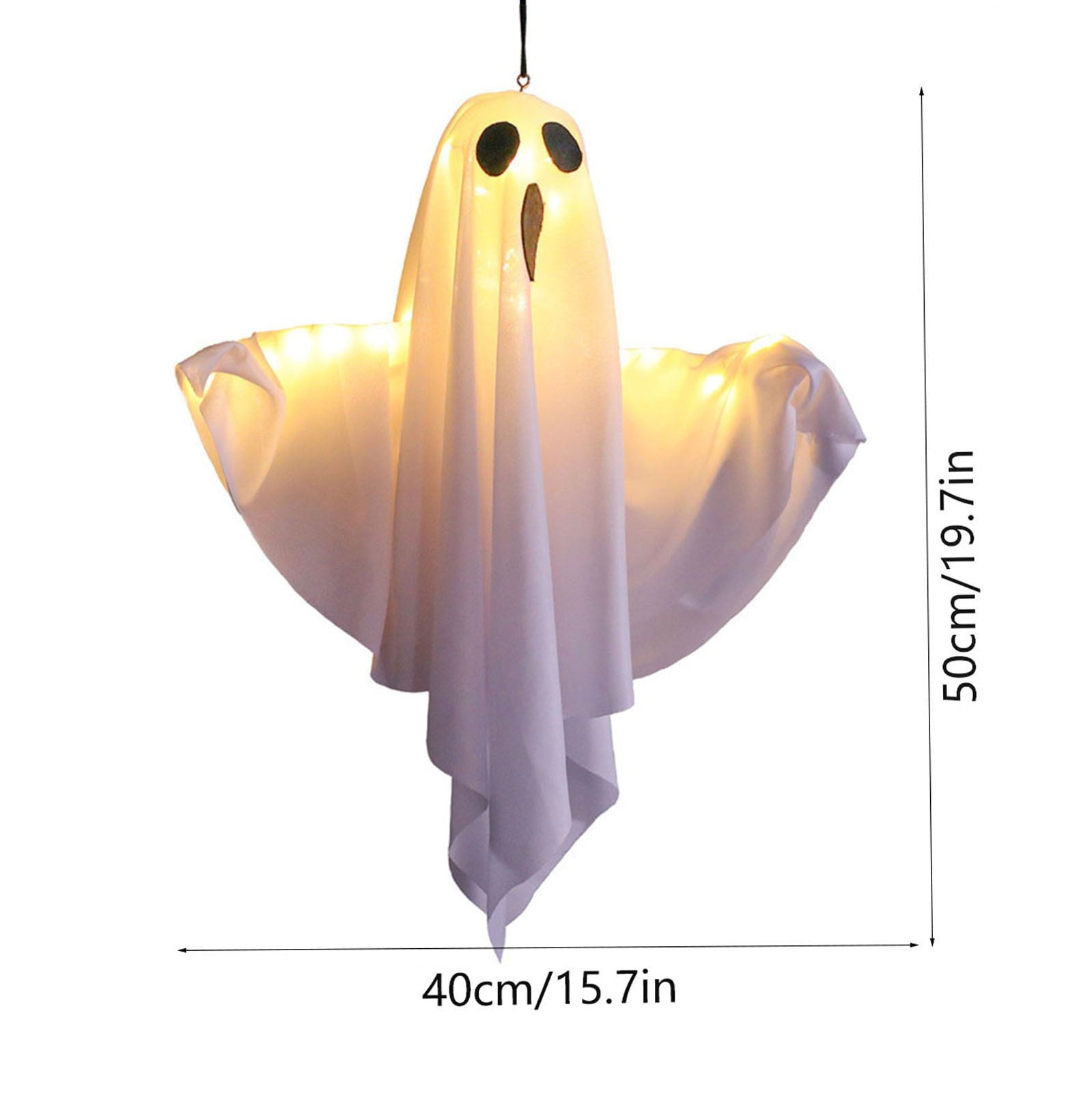 AZXY Halloween Decor, Halloween Indoor Decor, Halloween Tabletop, Artificial White Silk Rose Stems, Gothic Fake Floral Bouquet, Halloween Decorations for Home Table Party Decor