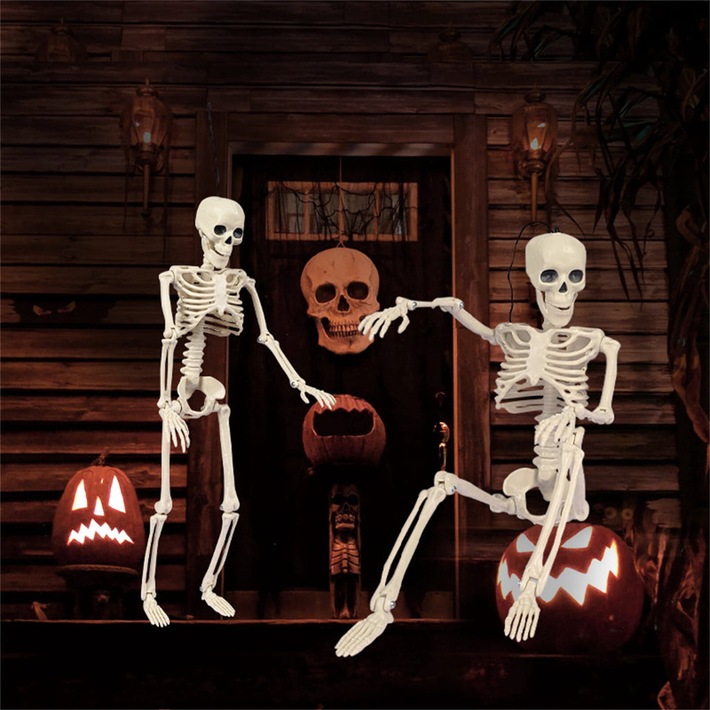 amlbb Halloween Decoration Halloween Skeleton Horror Decorations Simulation Animals Skeleton Ornaments Bar Decoration Frogs Skeleton on Clearance