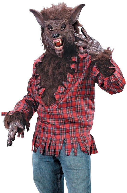 Fun World Werewolf Men's Halloween Fancy-Dress Costume for Adult, One Size
