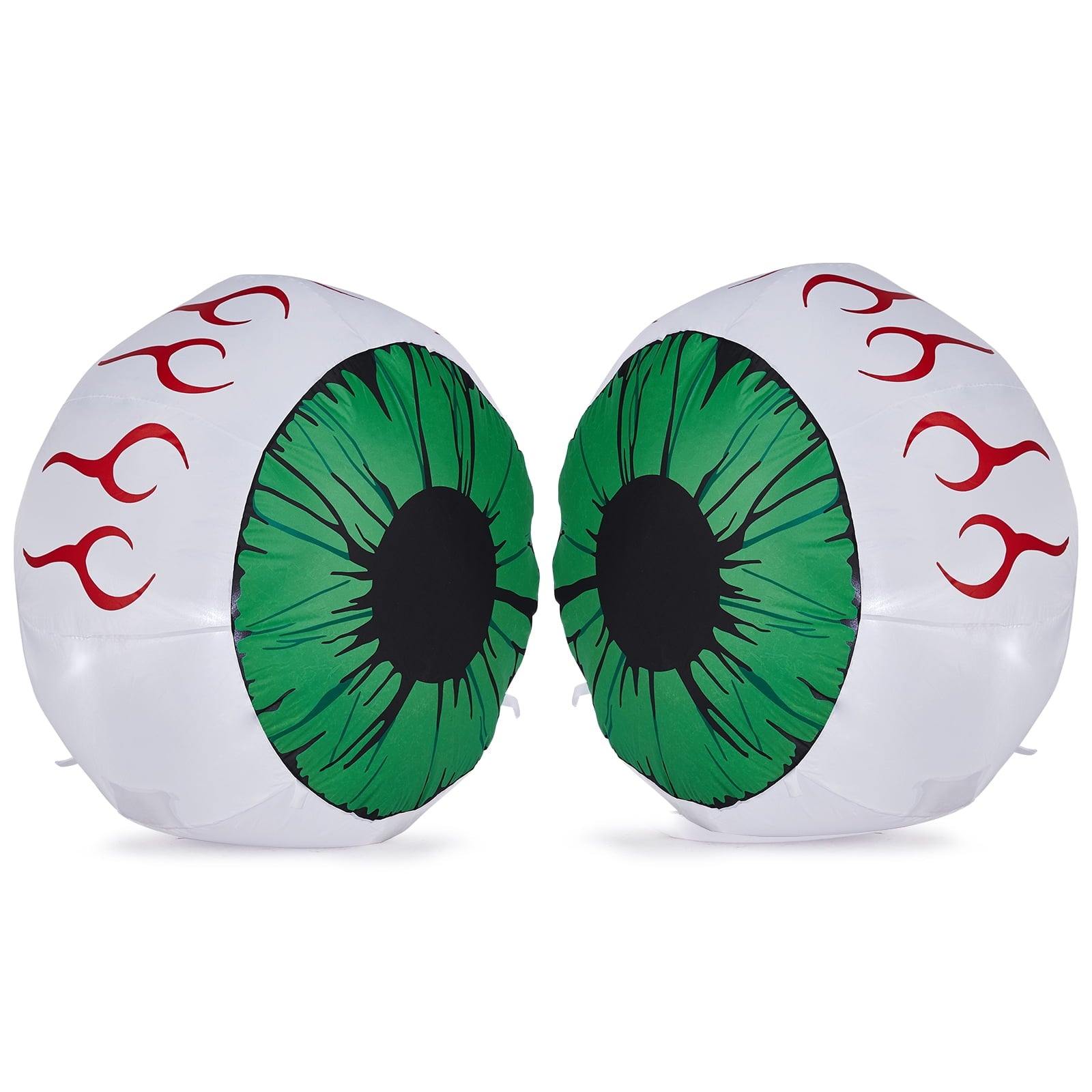 2 Packs Halloween Inflatables Large Set of Lighted Eyes Decoration 3FT Blow Ups Green Eyes for Yard Inflatable Halloween Decor Outdoor with LEDs Party Supplies Blow up Decoration for Indoor Outdoor