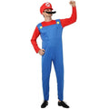 Halloween Super Brothers Costumes, Funny Super Bros Fancy Dress Cosplay Costume Adults Men L
