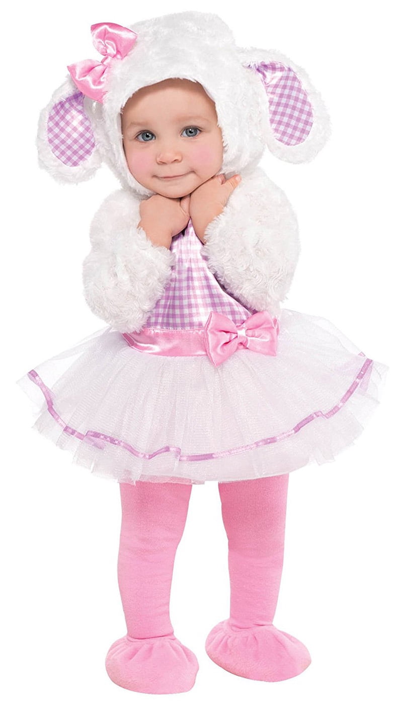 Amscan Little Lamb Infants Halloween Costume; 6-12 Months