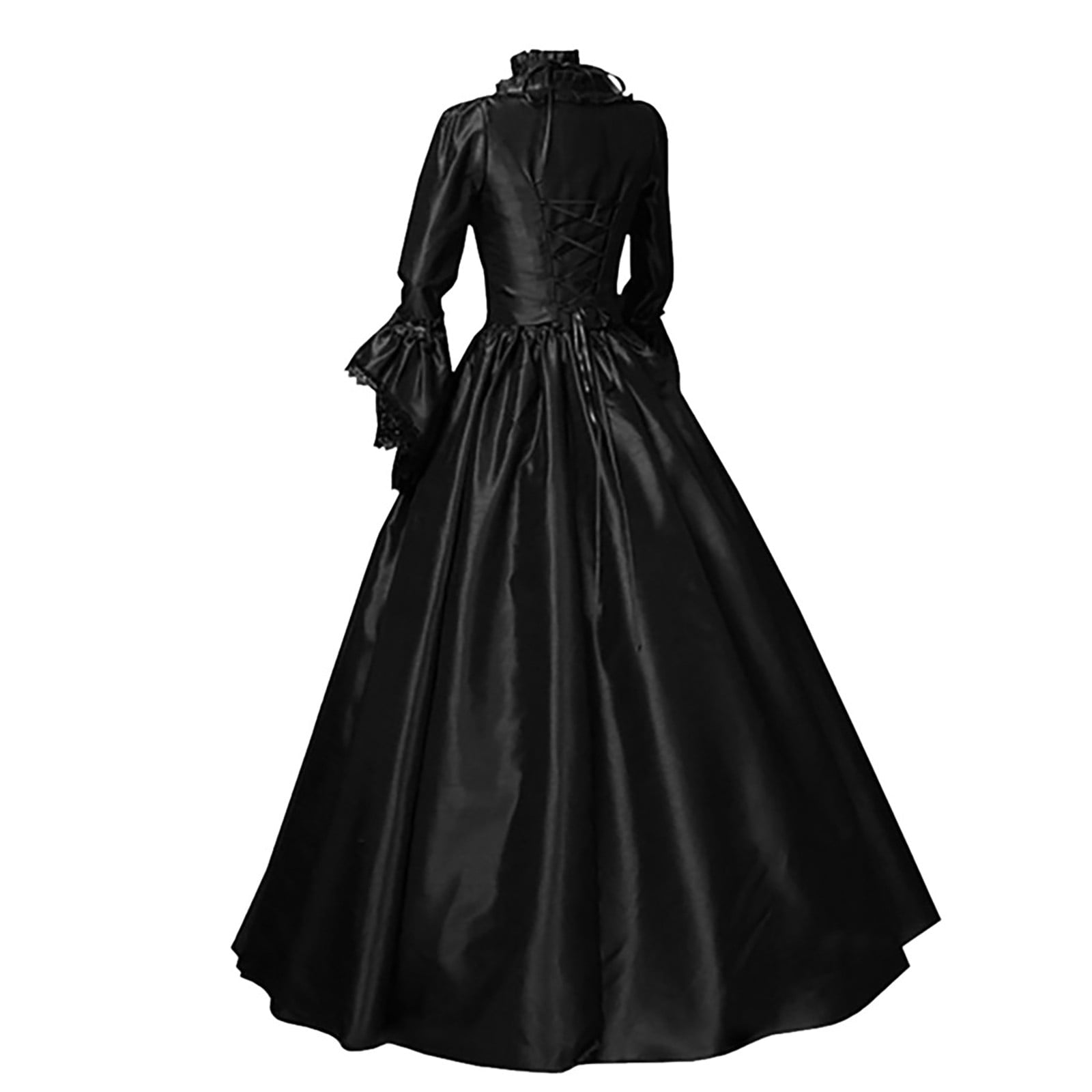 UPPADA Halloween Costumes for Women Cute 2024 Victorian Dress Ball Gown for Women Medieval Halloween Costumes Plus Size Vintage Dresses Floor Length Gothic Clothes