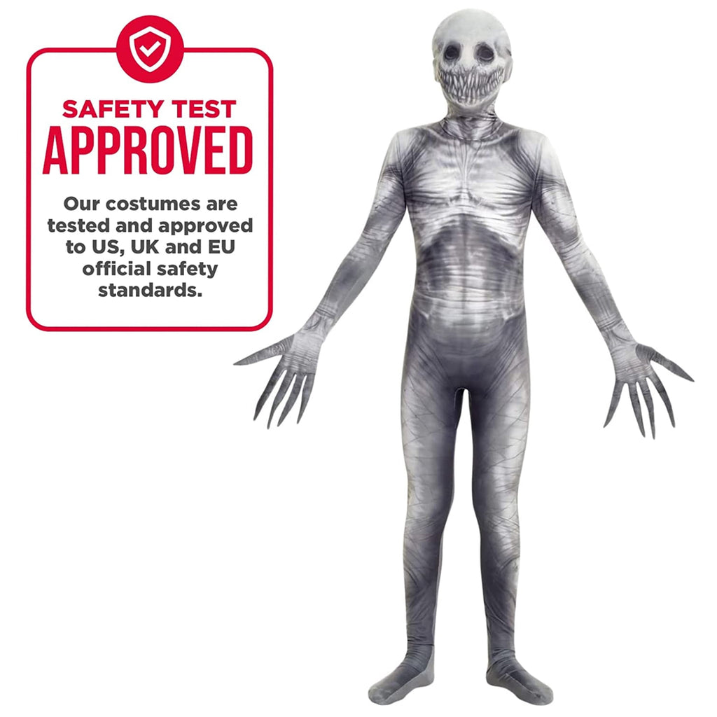 Morphsuits Kids the Rake Morphsuit Boys Girls Creepepasta Halloween Costume Halloween Gray M