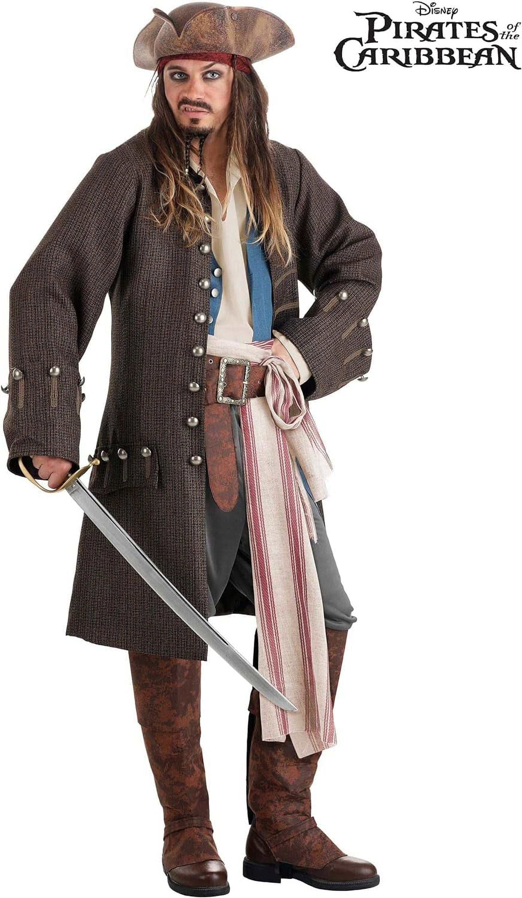 Deluxe Jack Sparrow Pirate Costume for Men