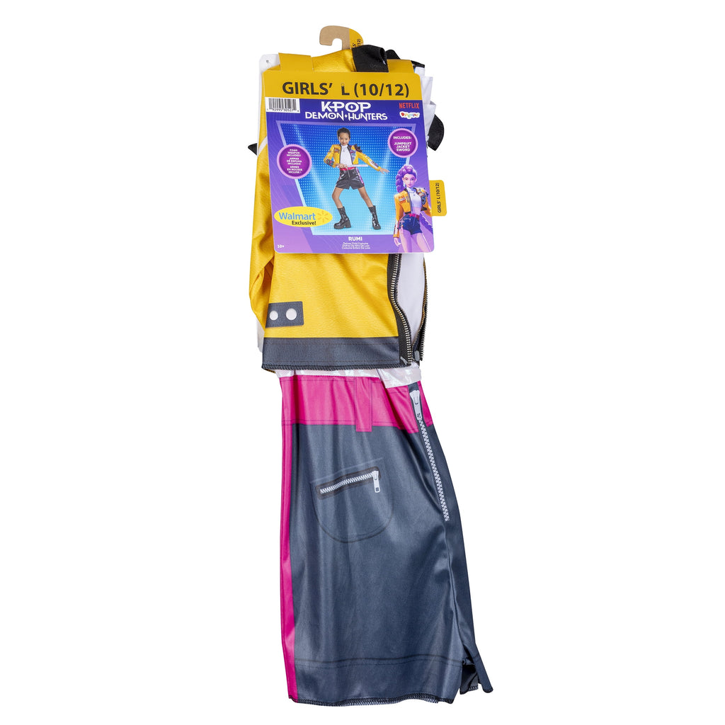 Netflix K-Pop Demon Hunters Rumi Halloween Costume for Children, Girls Size S (6/6X), by Disguise