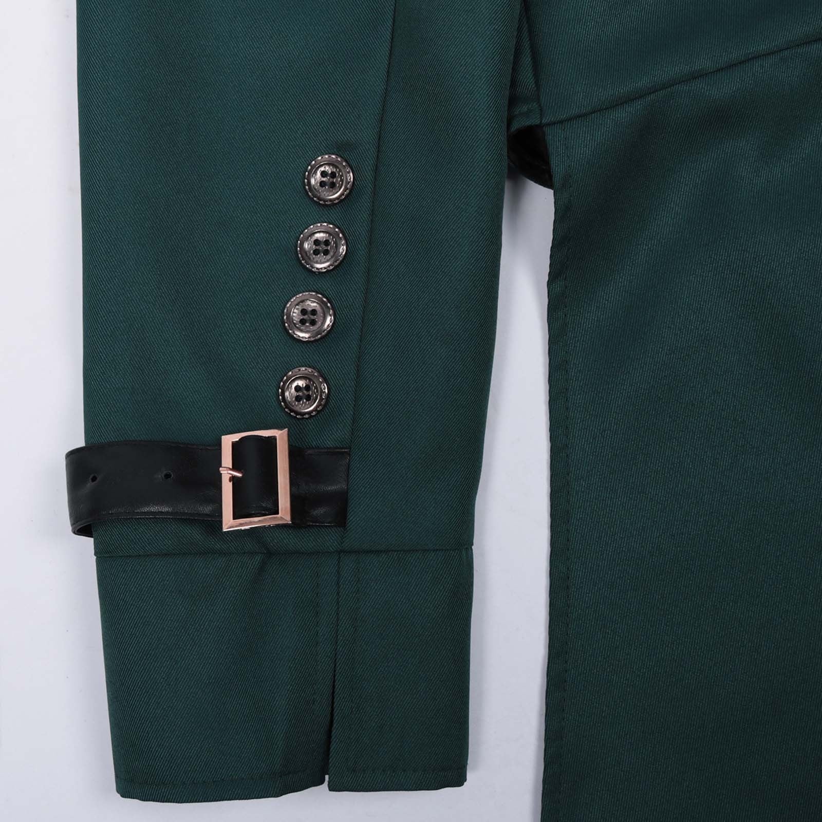 Men Clearance LYXSSBYX Mens Jackets Fall Fashion Halloween Men's Costume Men's Mid Length Retro Tuxedo Costume