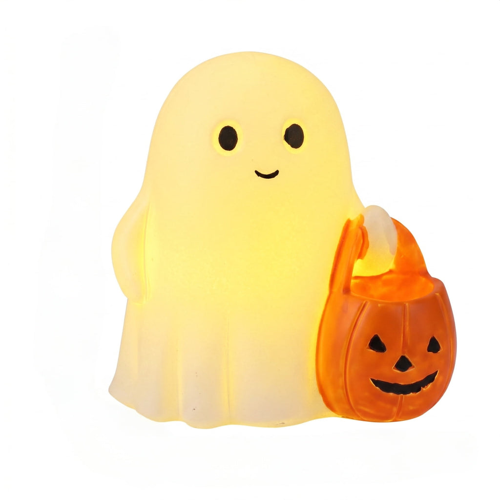 Halloween Decorations, Ghost Resin Crafts Ornaments, Alloween Decoration for Porch Yard Patio Indoor Decor Fall Autumn Home Shelf Mantel Ornament