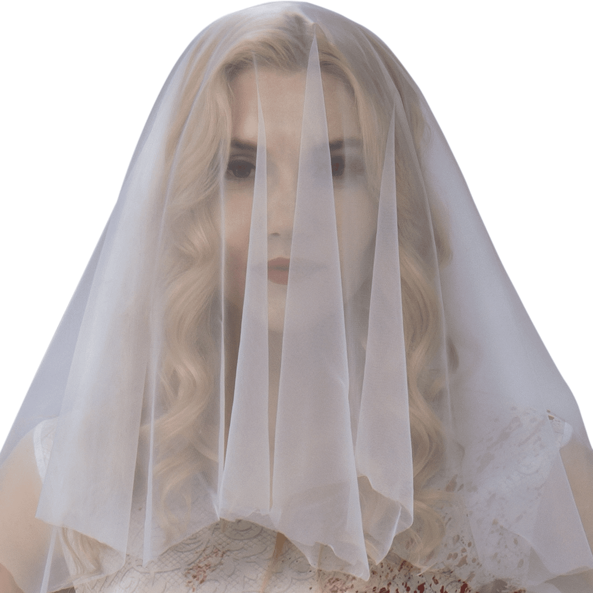Ghost Bride Halloween Costume for Adults, Women's Size L (12/14), by Way to Celebrate