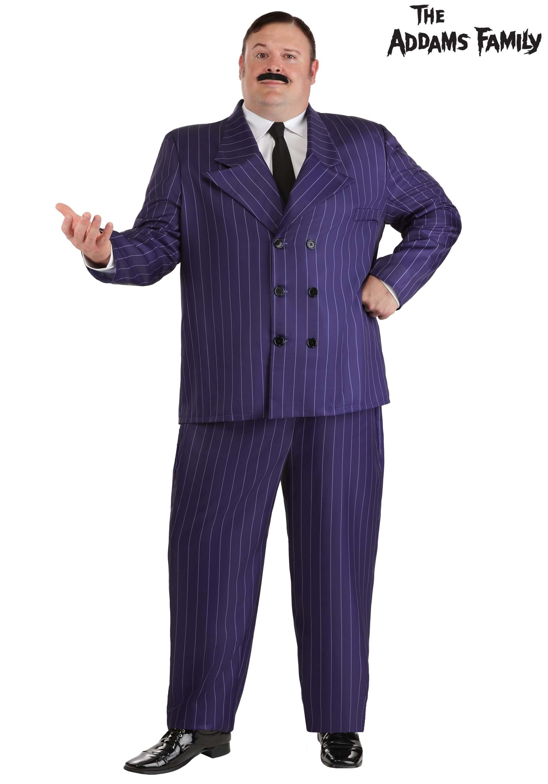 Plus Size The Addams Family 60's Gomez Addams Men's Costume