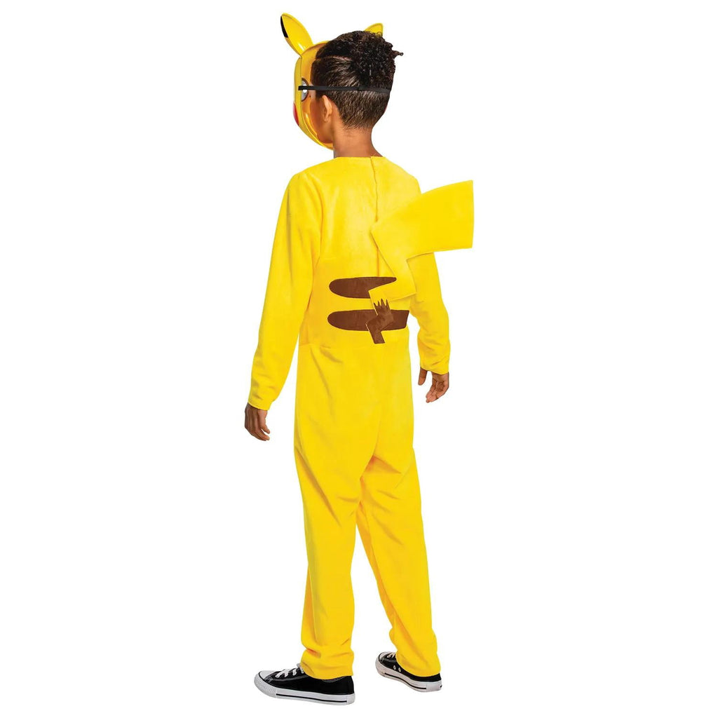 Disguise Kids Pokemon Halloween Pikachu Jumpsuit, Polyester, Size 7-8