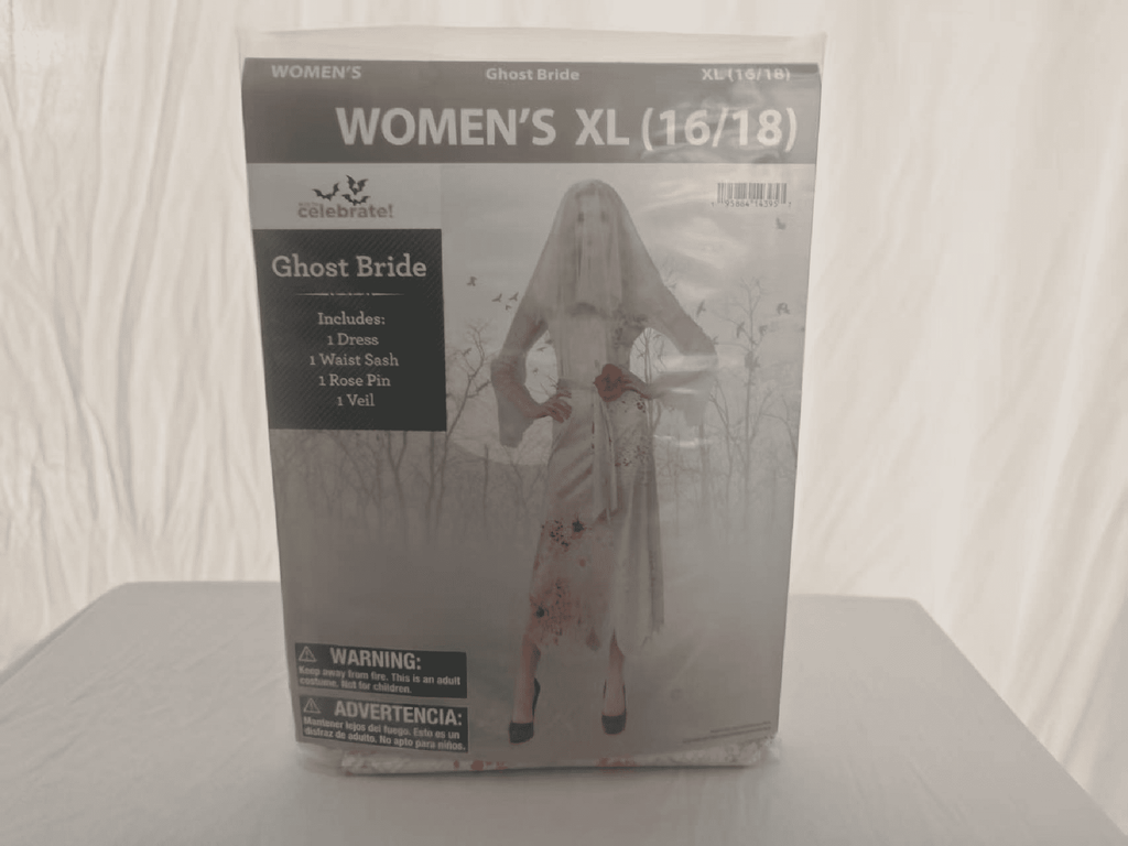 Ghost Bride Halloween Costume for Adults, Women's Size M (8/10), by Way to Celebrate