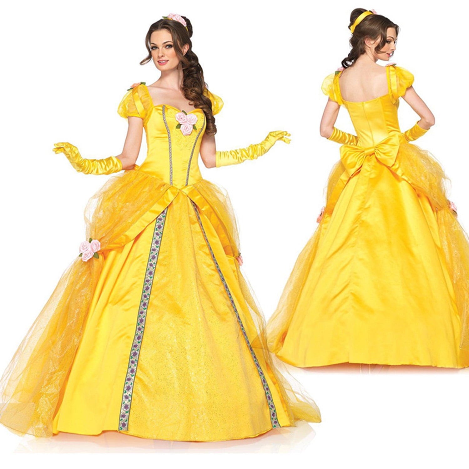 Women's Classic Belle Princess Halloween Costume Sleeve