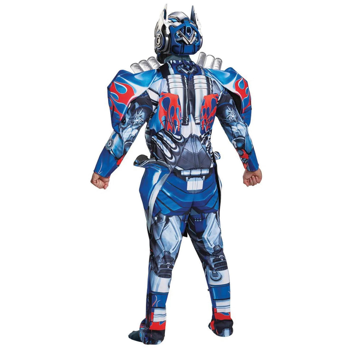 Disguise Adult Transformers Optimus Prime Deluxe Polyester Costume with Helmet, Large/X-Large