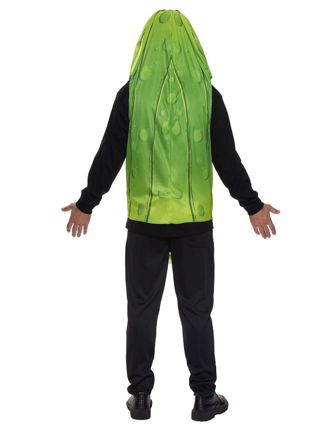 Joyfy Halloween Pickle Costume for Adult, Unisex Food Costume, Funny Costume for Men, Fruit Jumpsuit for Halloween Fancy Dress Costume