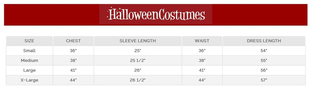 Women's Classic Witch Costume Dress