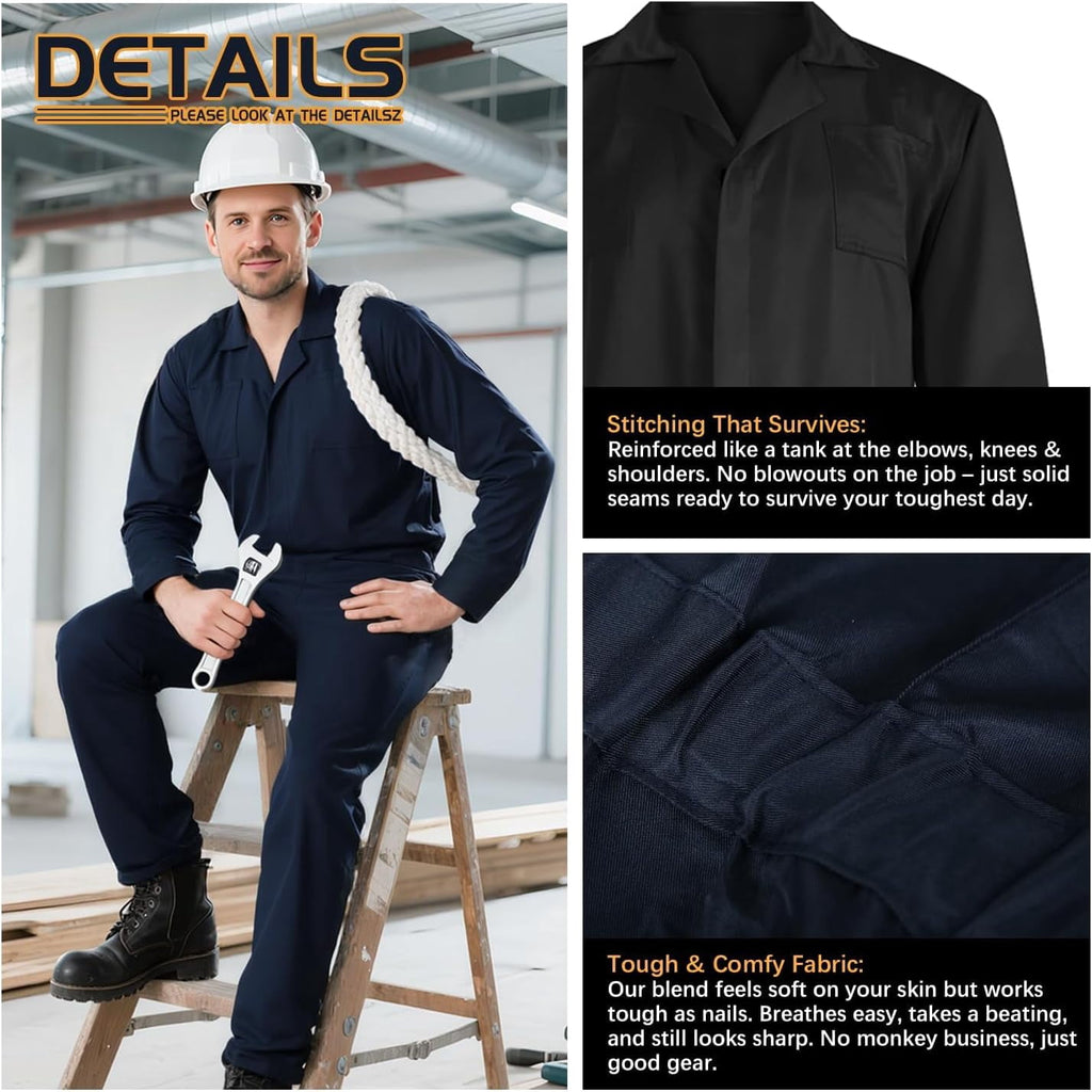 Blue Adult Jumpsuit Coveralls Halloween Michael Myers Costume for Men