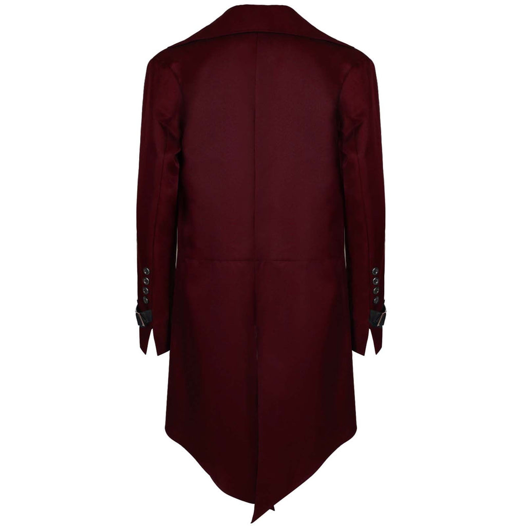 Men Clearance LYXSSBYX Mens Jackets Fall Fashion Halloween Men's Costume Men's Mid Length Retro Tuxedo Costume