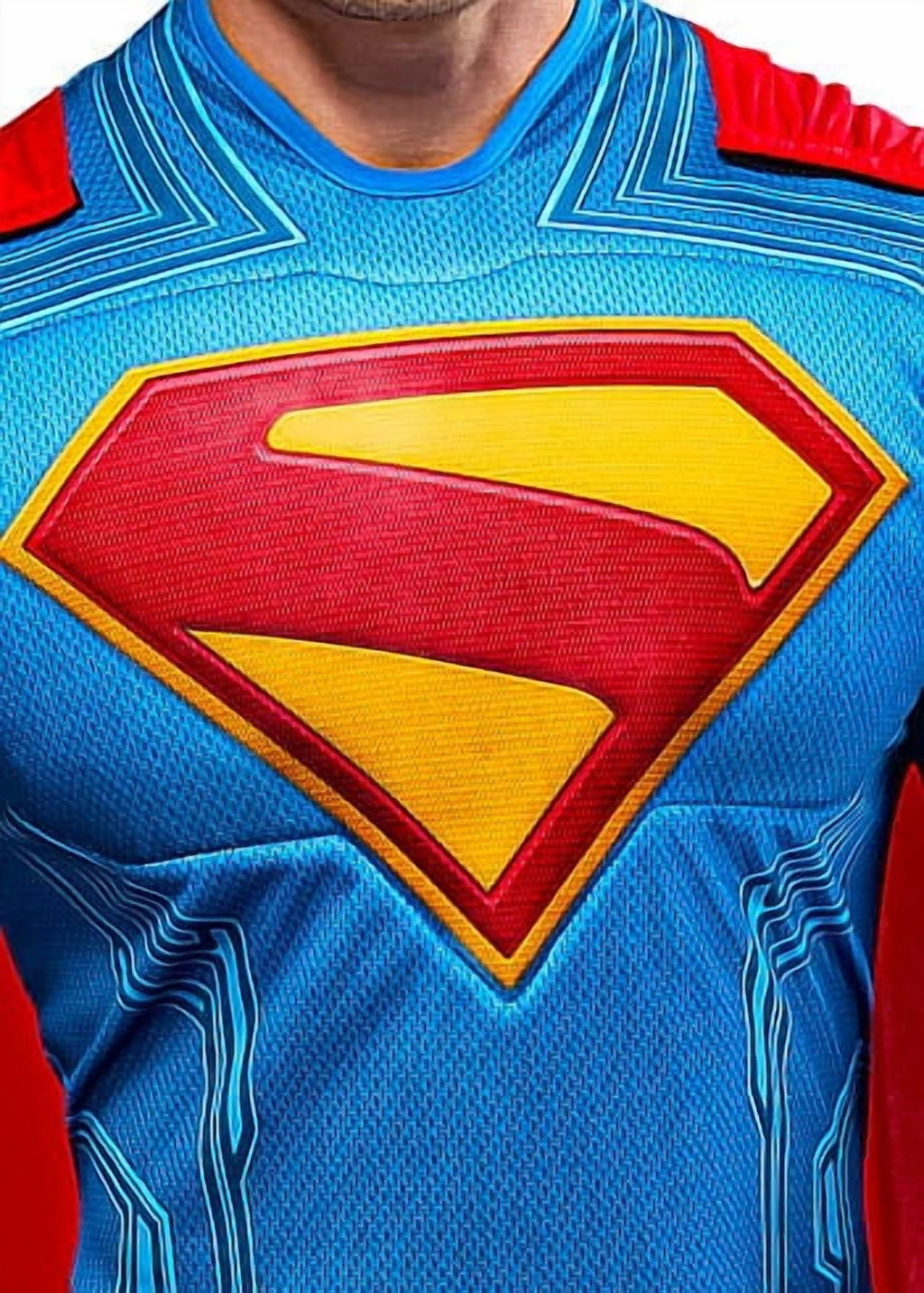 Superman Movie Superman Deluxe Muscle Chest Costume for Adults by Rubies, Men's XL