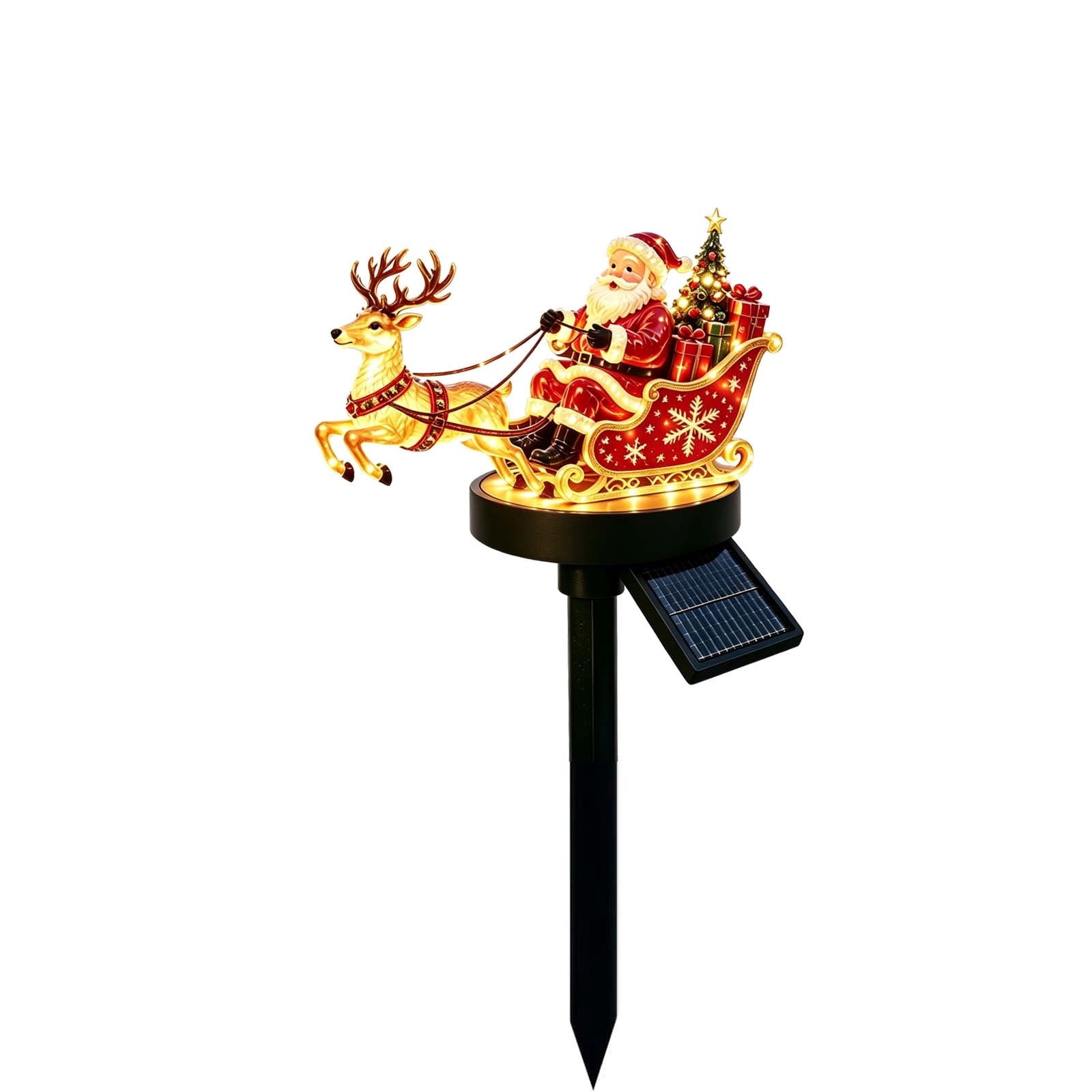 Halloween Witch Cauldron Garden Stake Lights, 2.7Ft LED Color Waterfall-Style Light Flow Flying Witch Garden Stake, Waterproof Weather Resistant Projector Lights for Outdoor Yard, Lawn, Pathway
