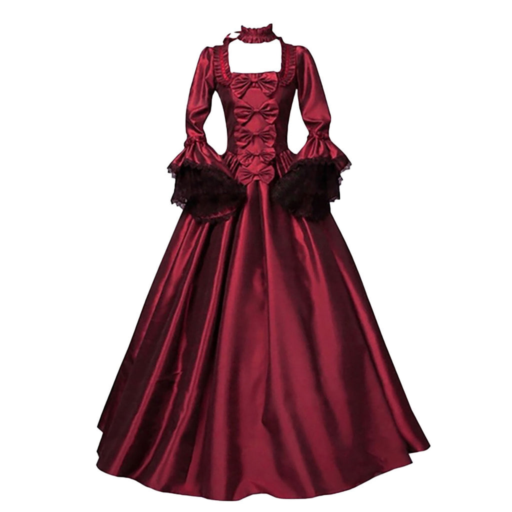 Hvyesh Women's Victorian Dress 1800s Rococo Ball Gown Inspiration Maiden Costume Masquerade Theme Dresses Halloween Cosplay
