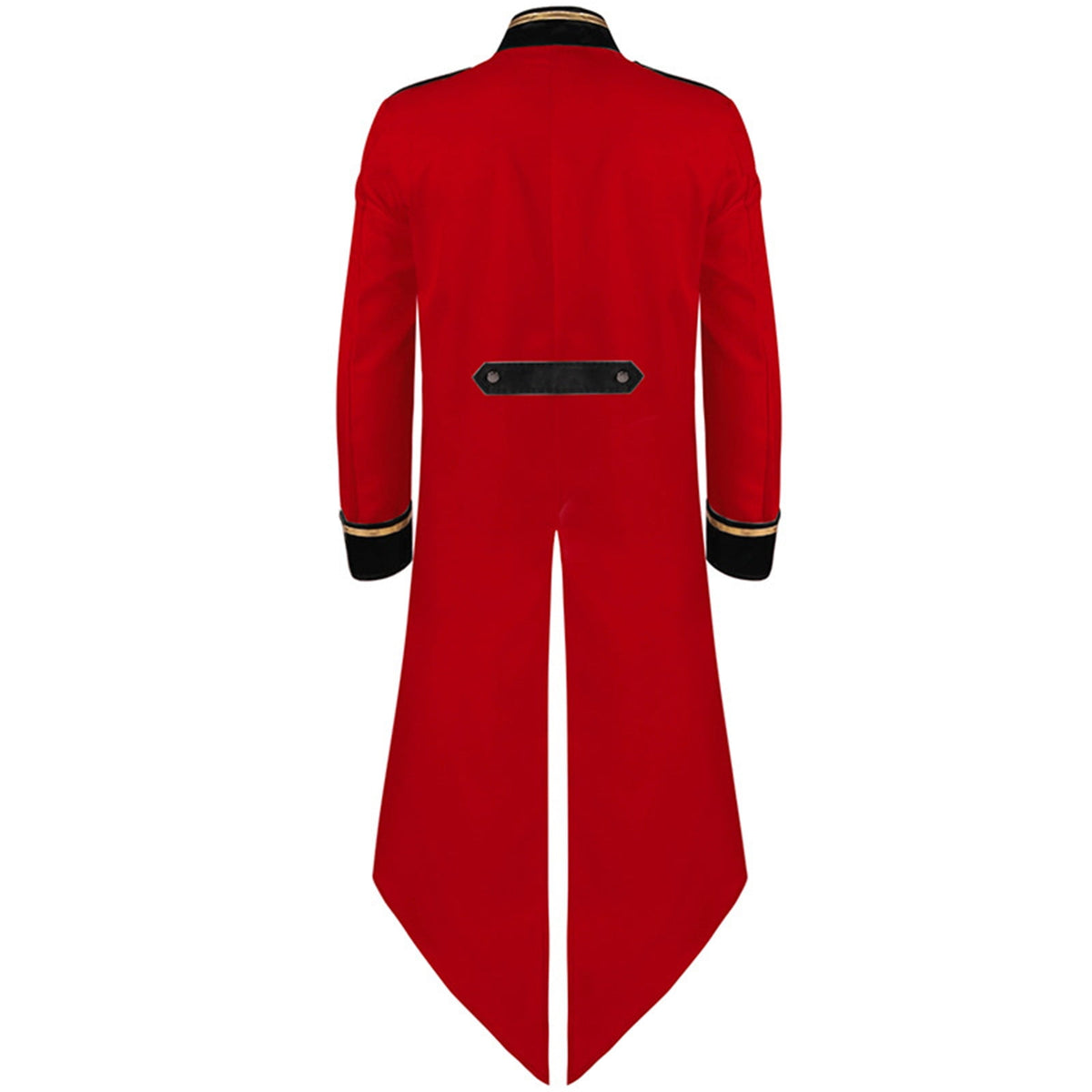 Odeerbi Mens Steampunk Tailcoat Gothic Medieval Jacket Frock Uniform Halloween Long Tuxedo Coat Retro Tailcoat Coat Lapel Court Slim Dress Coat White