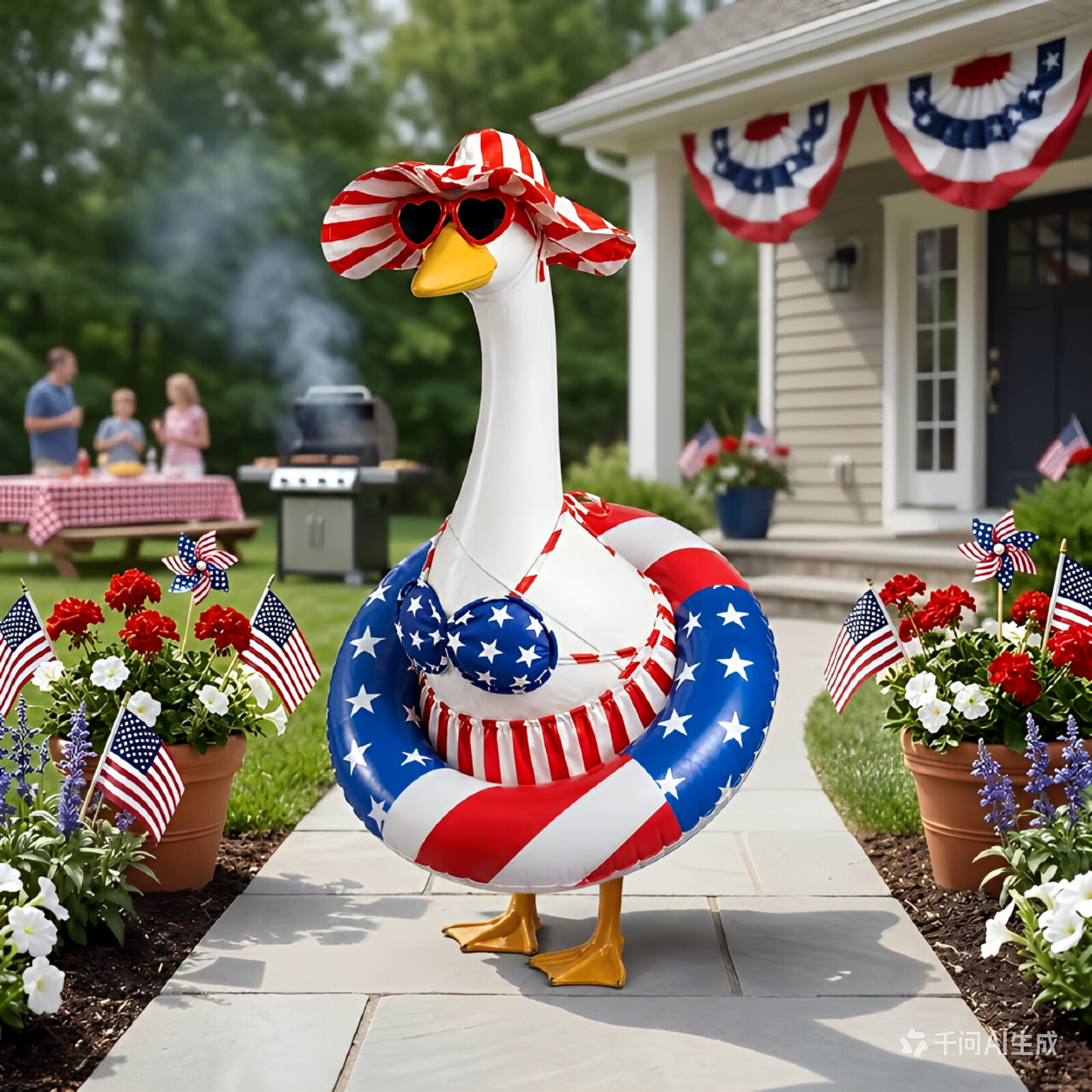 Outdoor Holiday Yard Decor, 23 Inch Porch Goose Outfits, Halloween Pumpkin Themed Porch Goose Clothes, Porch Goose Set with Hat and Treat Bag, Fits Standard 23 Inch Large Porch