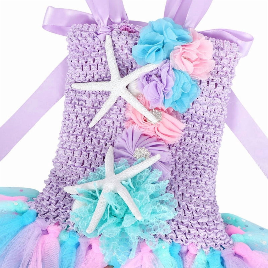 Jurebecia Princess Tutu Dress Girls Halloween Costume Color Led Light up for Birthday Party Kids 4T,3-4Years