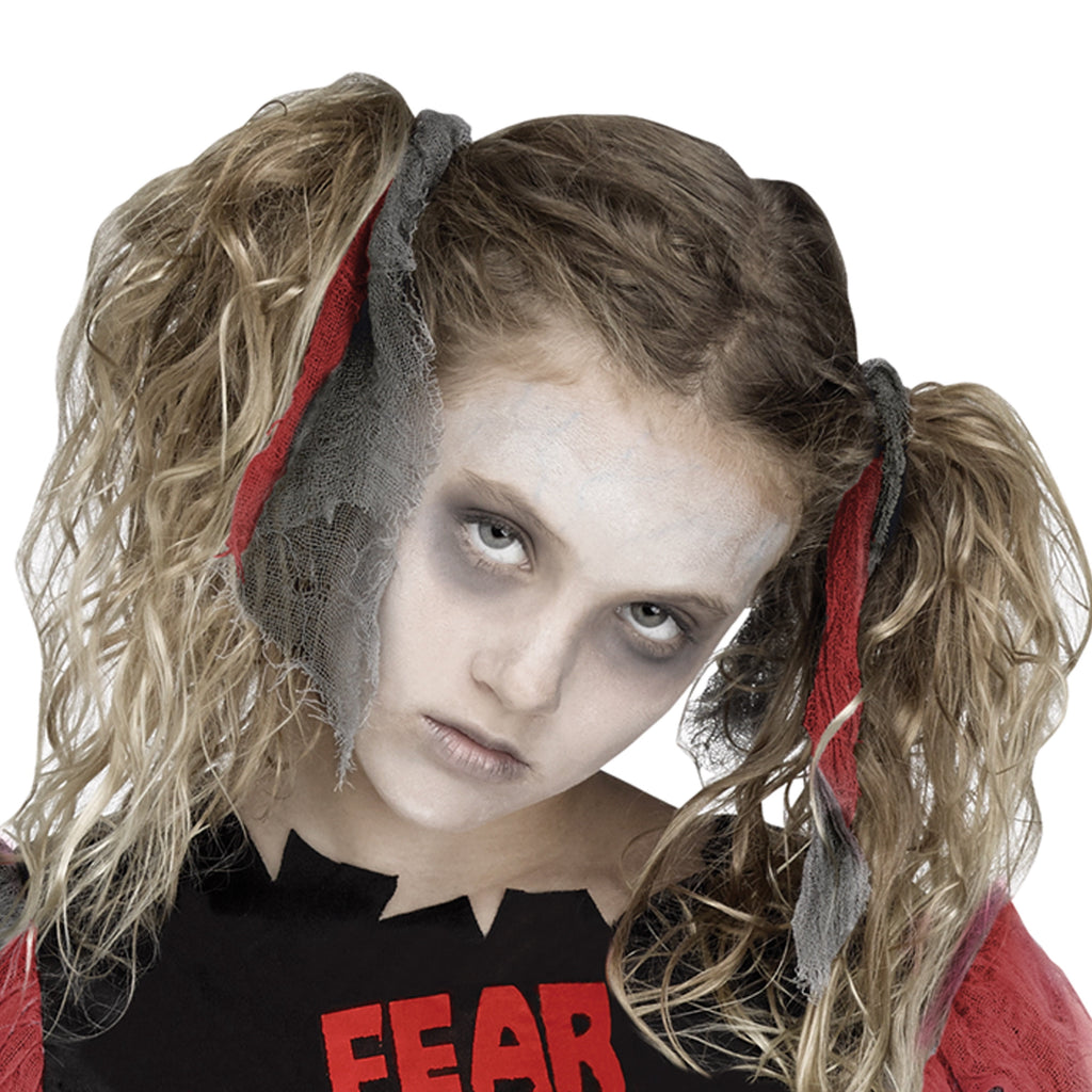 Zombie Fear Leader Halloween Costume for Children, Girl's Size S (6/6x), by Way to Celebrate