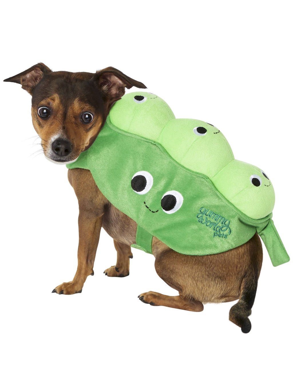 Yummy World Green Pea Costume for Pets by Rubies, Medium