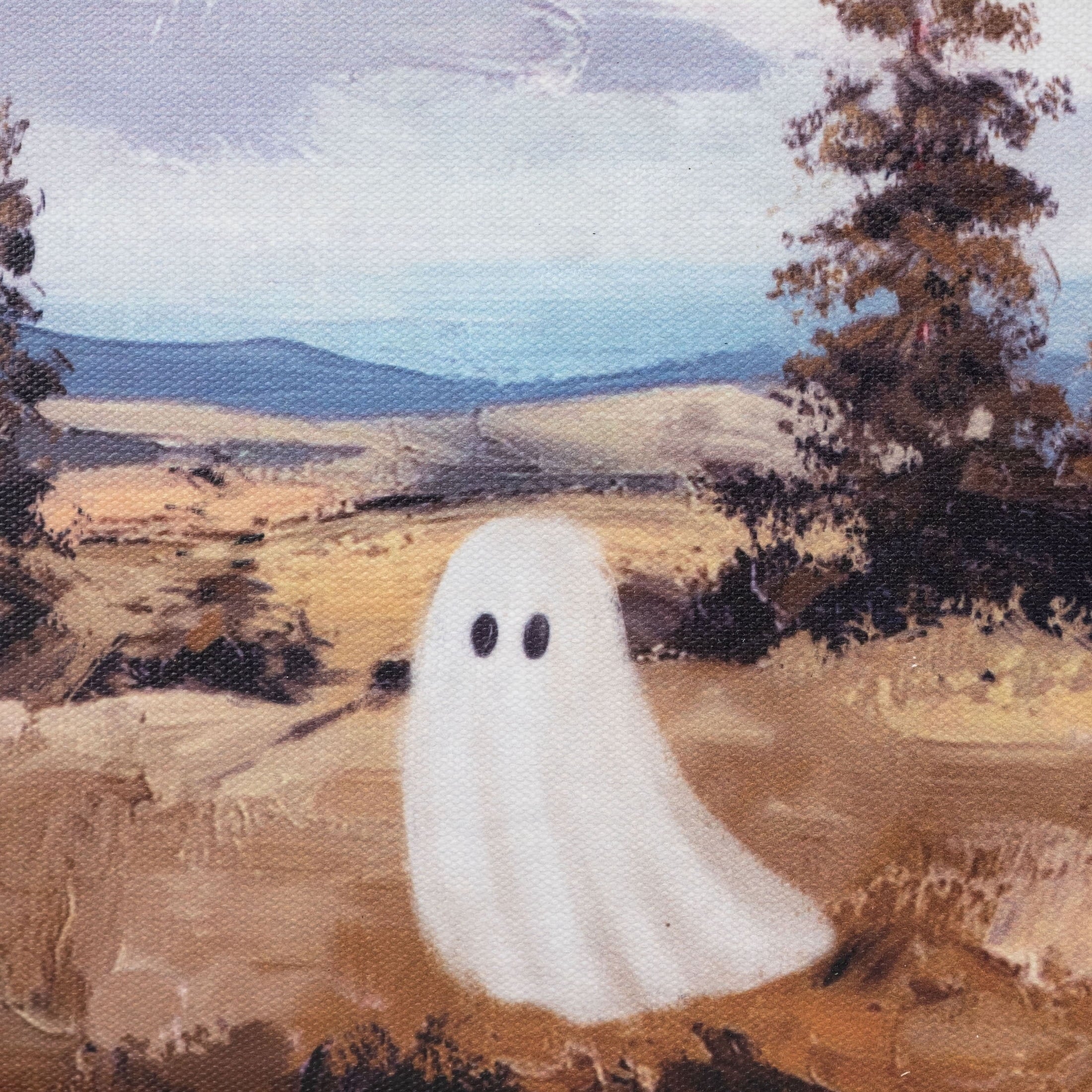 Countryside Ghost Framed Wall Art, Multicolor, 8" x 12", Halloween by Way To Celebrate