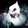 KINQUINN 3.3 ft Halloween Ghost Inflatable Breaking From Window, blow-up Spooky Decor For Yard Garden Lawn Party