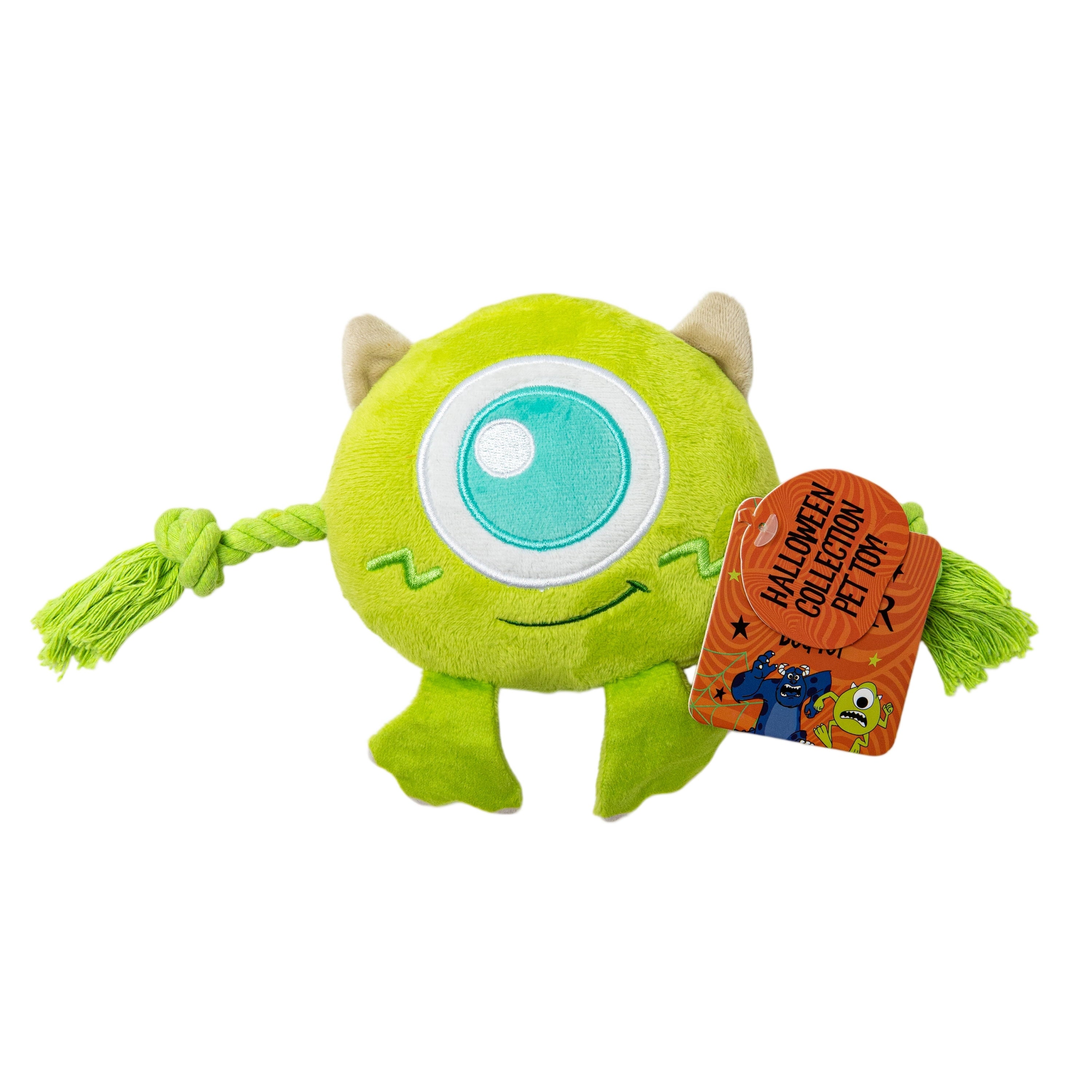 Disney Halloween Dog Toy, Nightmare before Christmas, Zero, Plush, Squeaky, Black & White, 8.66"