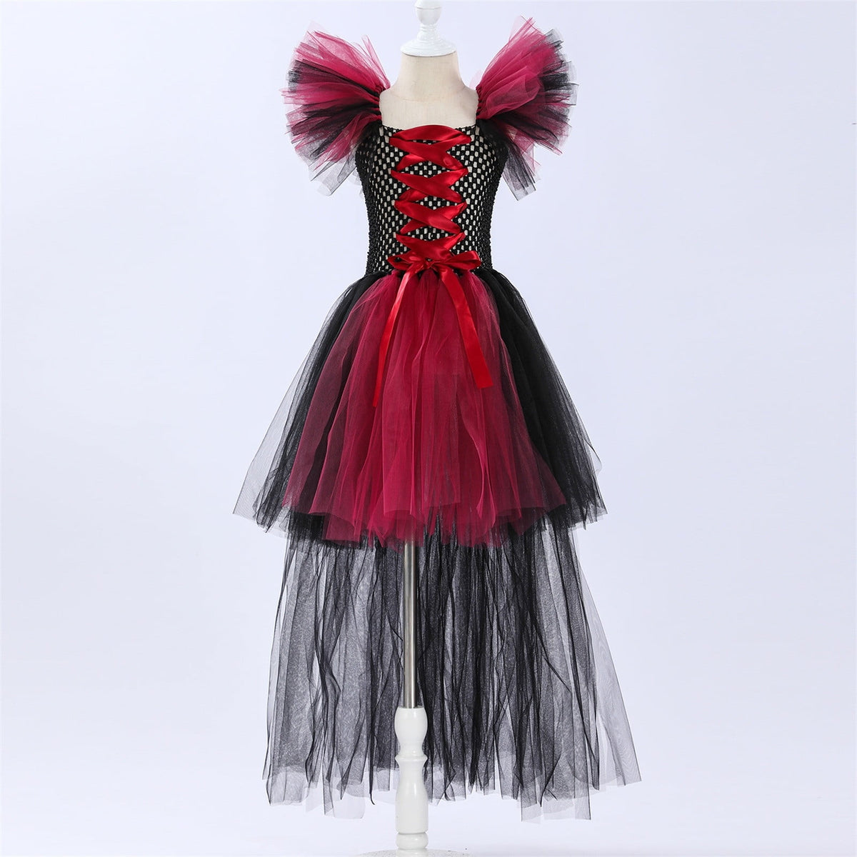 HNMKIU Halloween for Girls Toddler Kids Baby Girls Magnificent Witch Halloween Black Gown Fancy Dress Up Cosplay Party Tutu Dress Dresses E - 18-24 Months