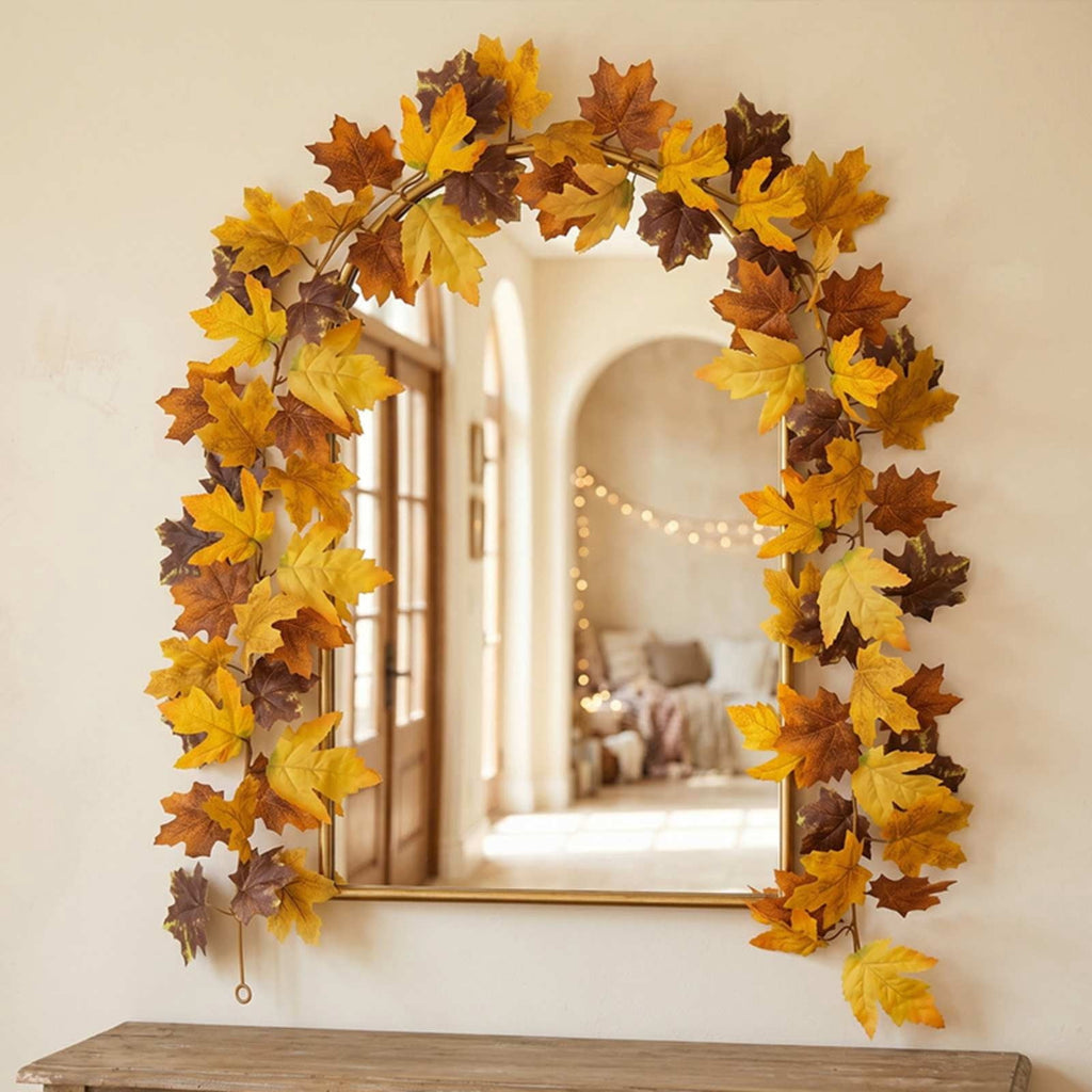 SCNOR Artificial Fall Floral Pick with Pumpkin Maple Leaf Sunflower, Halloween Thanksgiving Table Centerpiece for Home Decor