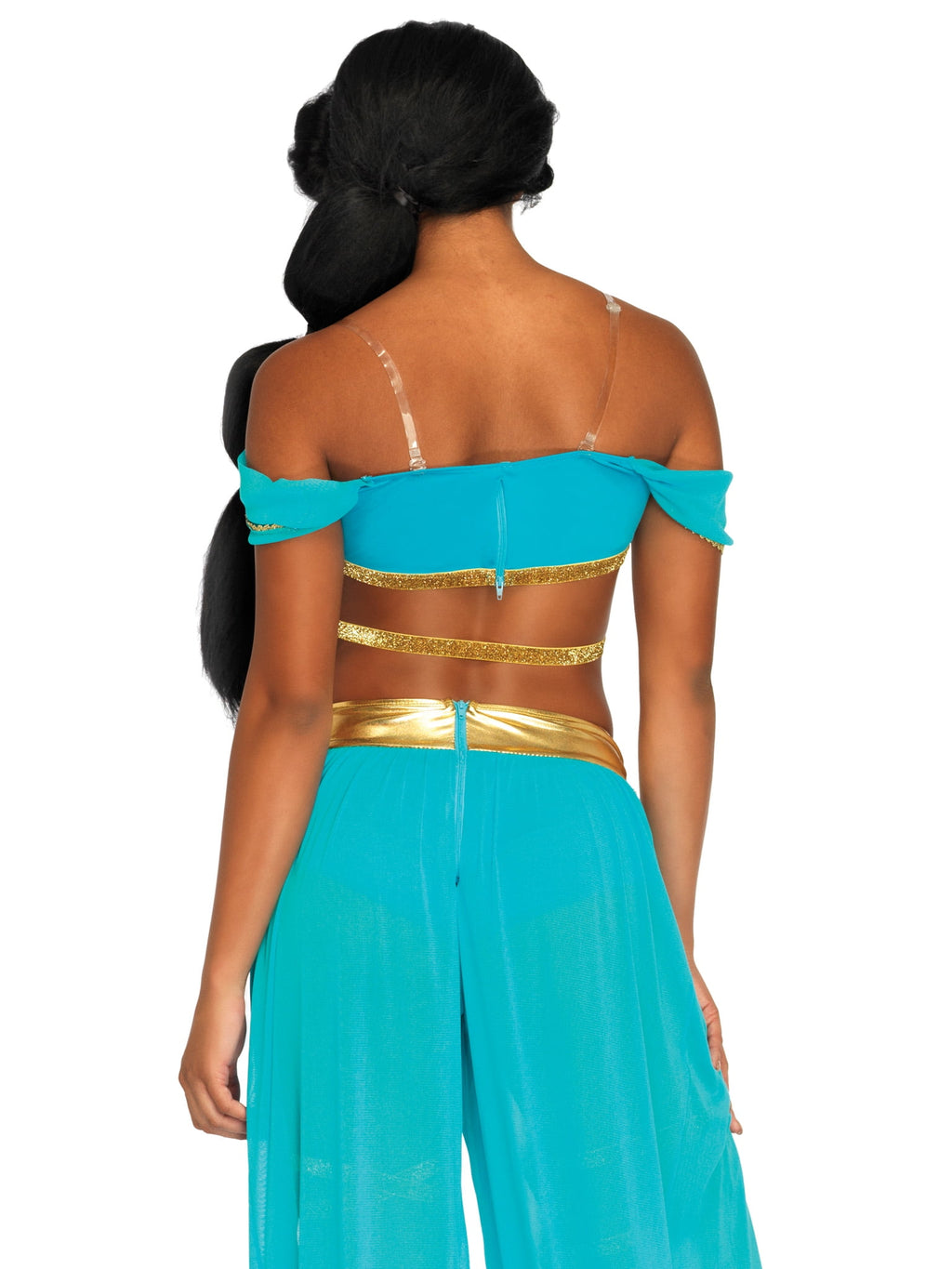 Leg Avenue Jasmine Oasis Princess Halloween Costume, Blue, Small