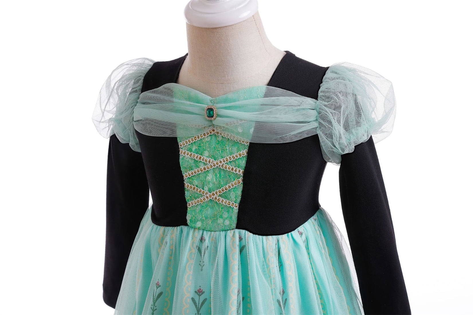 WIBACKER 1-6Y Toddler Girls Princess Costumes Dresses Fancy Dress Up Clothes for Halloween Party Cosplay, Christmas Gift