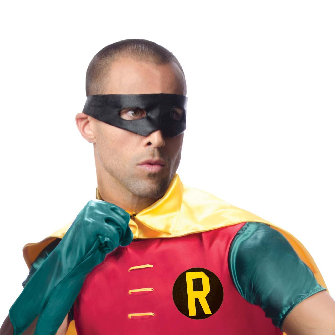 DC Comics 1966 Robin Grand Heritage Costume for Adults by Rubies, Men's One Size