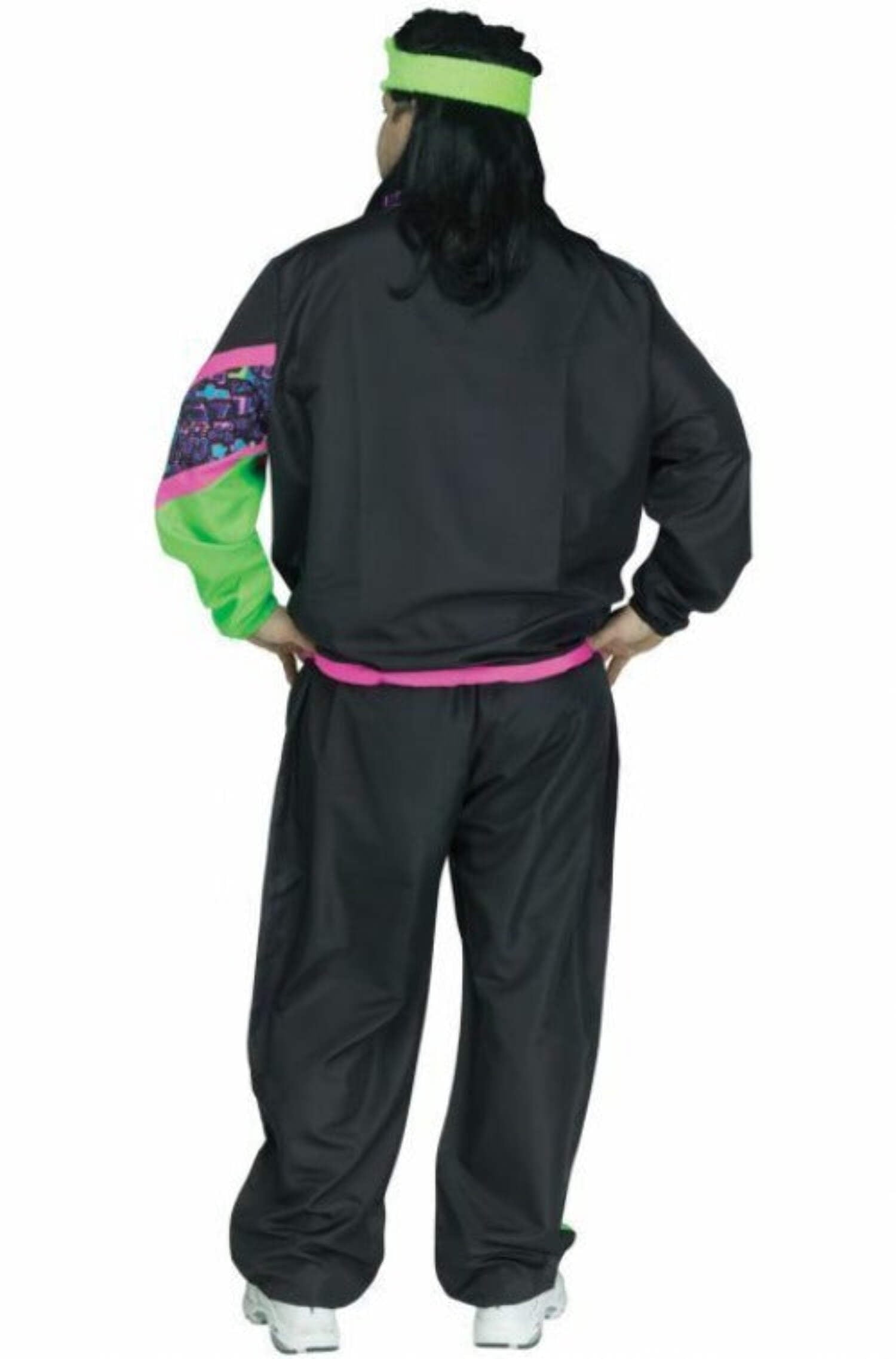Men's 80's Track Suit Adult Costume | Plus Size