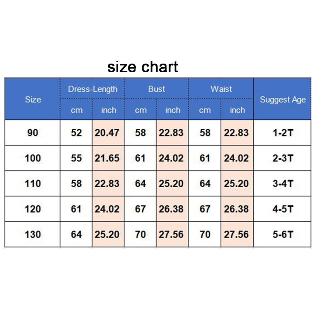 WIBACKER 1-6T Toddler Kid Baby Girls Fancy Party Puff Sleeve Princess Dress Cosplay Costume Dress Up