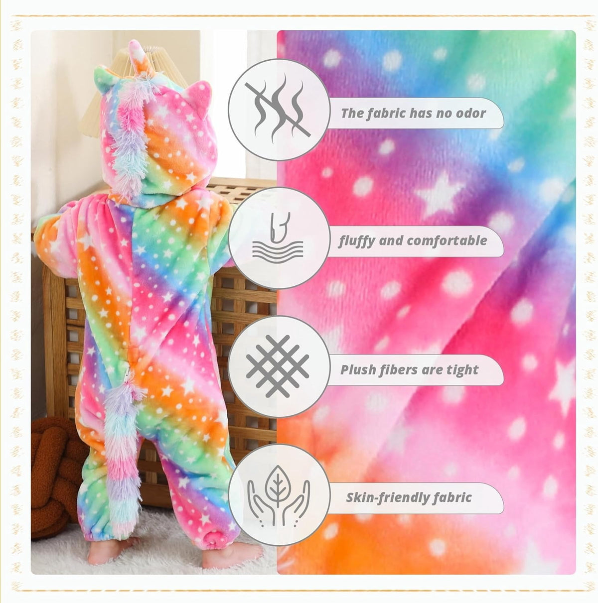WIBACKER 0-3T Unisex Baby Animal Costume Winter Autumn Flannel Hooded Romper Christmas and Halloween Dinosaur Cosplay Jumpsuit