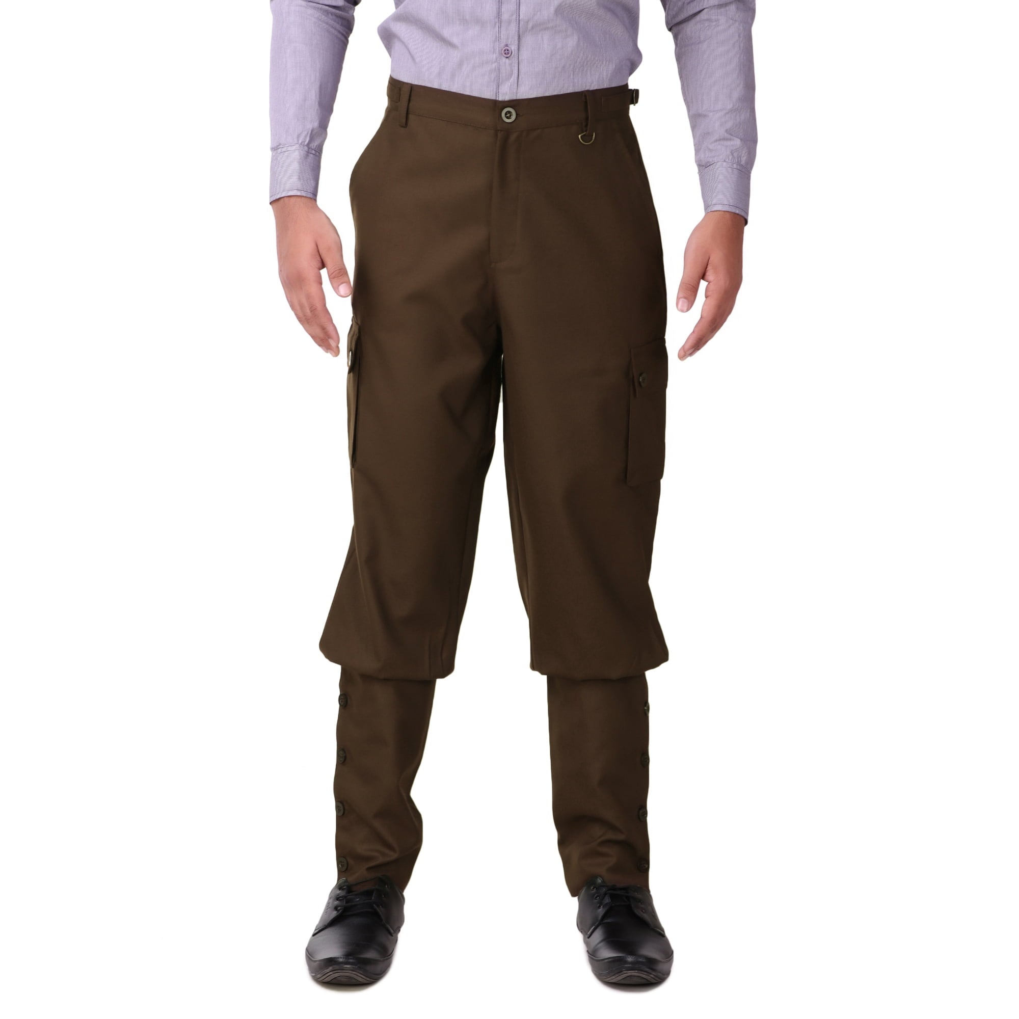 ThePirateDressing Men's Victorian Steampunk Costume Airship Pants Trousers