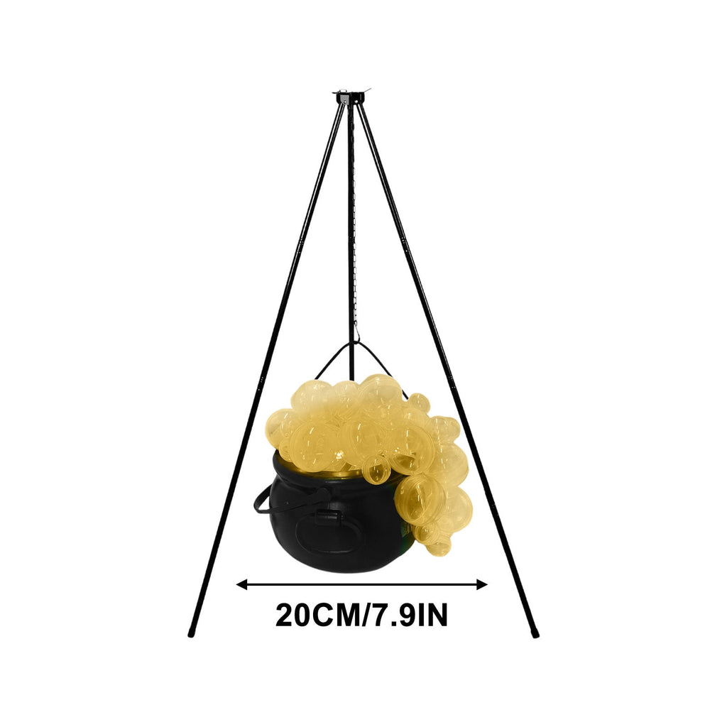 Muecwrye Halloween Decorations Outdoor, Halloween Clearance! Halloween Witches Cauldron with Lights, DIY Bubbling Cauldron Set Decor for Home Porch Outside, Halloween Party Supplies( Without Tripod)