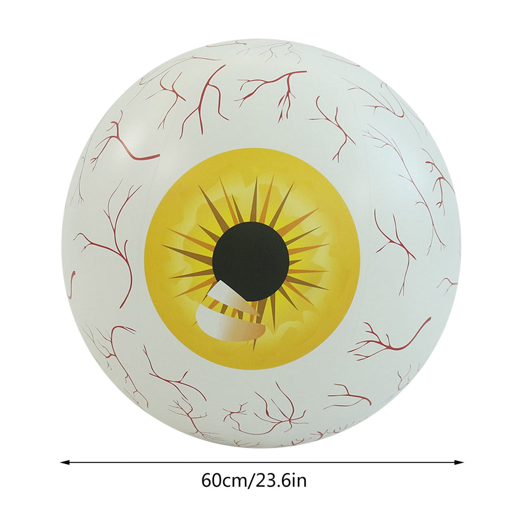 Kdkad Halloween Inflatables Large Set of Eyes Decoration, 23.6 Inch Large LED Glowing Eyes Inflatable Set, Blow Ups Eyes for Yard Horror Parties & Blow-Up Displays